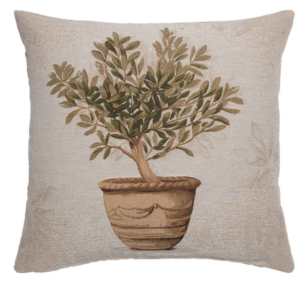 Olive Tree Regular Cushion with Feather Filler 