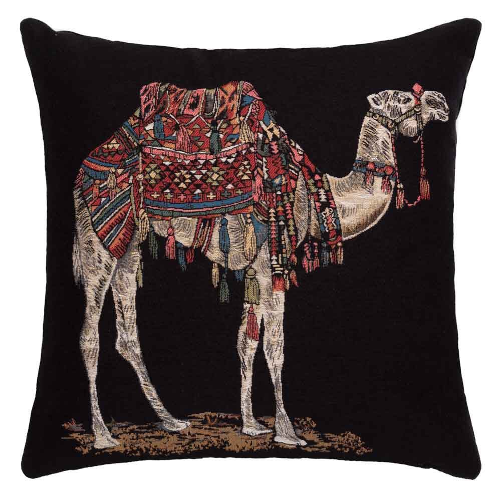 Casablanca Camel Regular Cushion with Feather Filler 