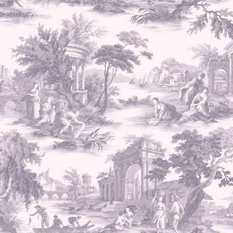 Villandry Wallpaper - Pale Violet on Dove - 99/1002