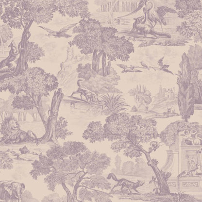 Versailles Wallpaper - Lilac Grey on Dove - 99/15062