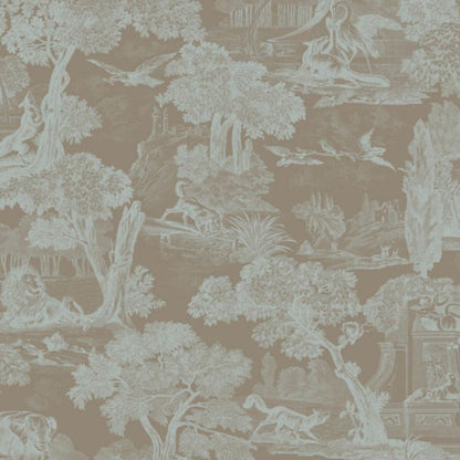 Versailles Wallpaper - Seafoam on Soot - 99/15063