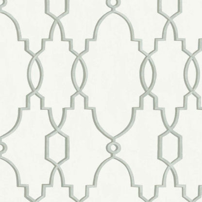 Parterre Wallpaper - Print Room Blue on Chalk - 99/2006