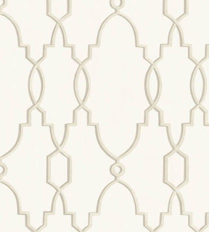 Parterre Wallpaper - Stone on White - 99/2009