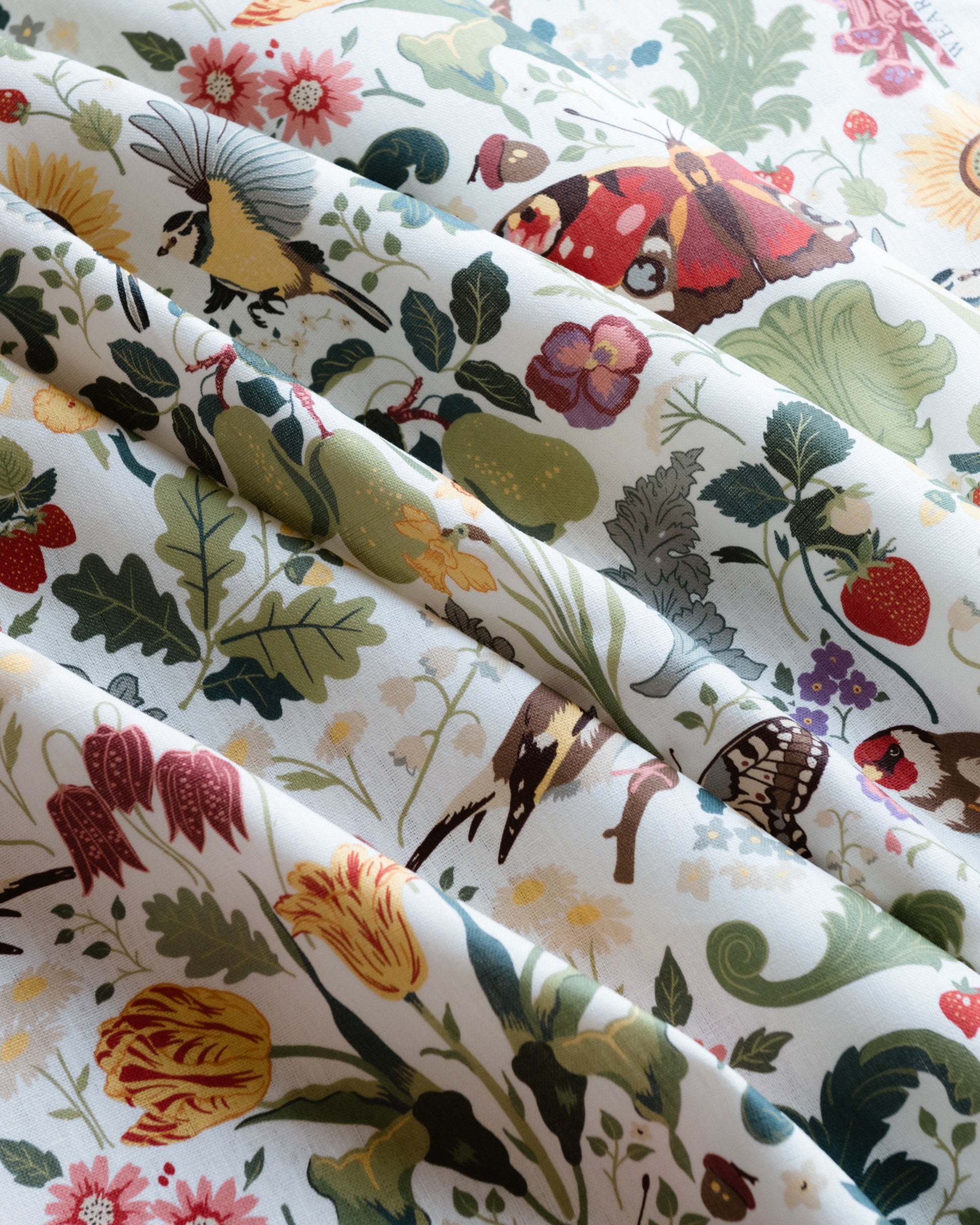 Admiral Ivory Fabric - Green - Wear The Walls