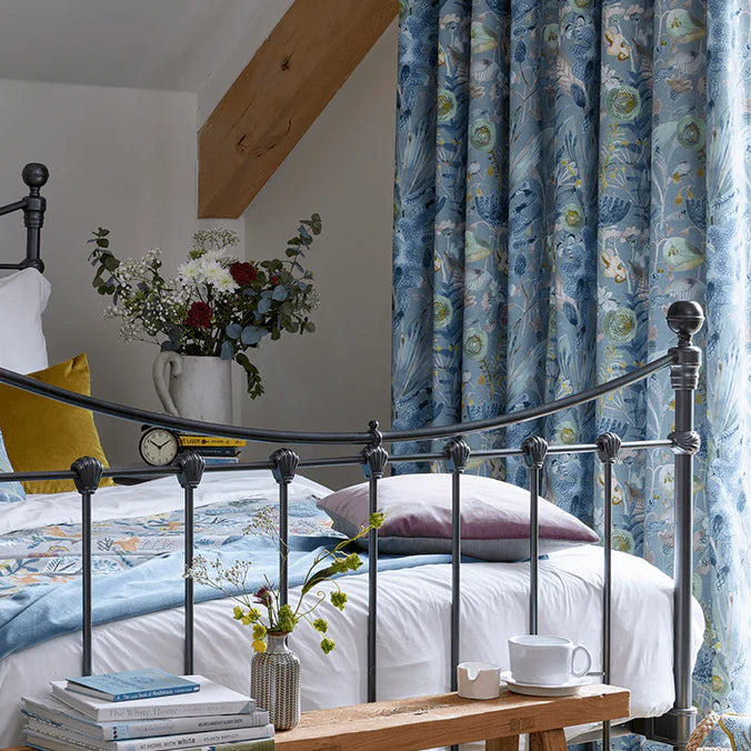 Ailsa Cornflower Room Fabric