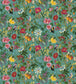 Cornucopia Fabric - Teal