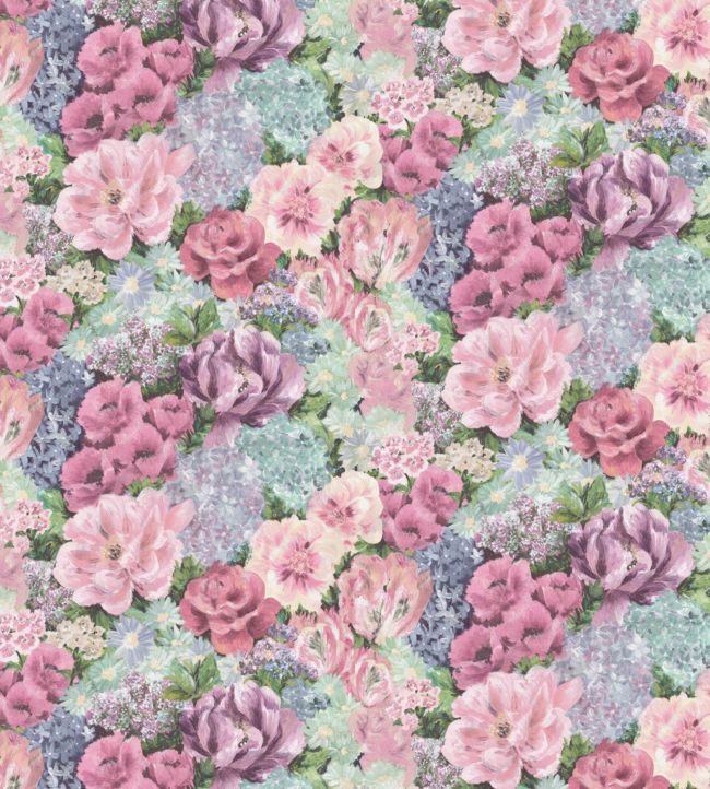 Floribunda Fabric - Pink