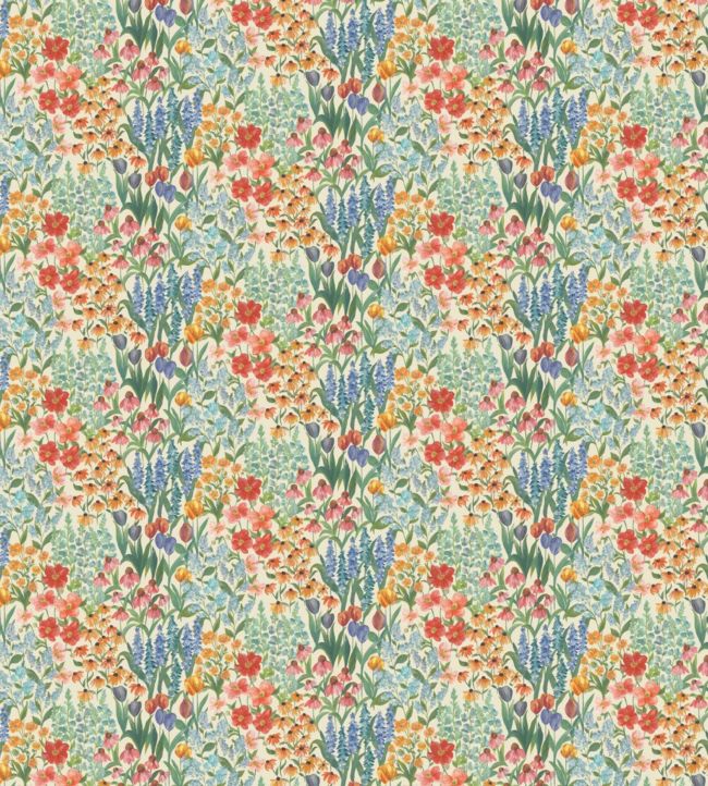 Midsummer Meadow Fabric - Orange