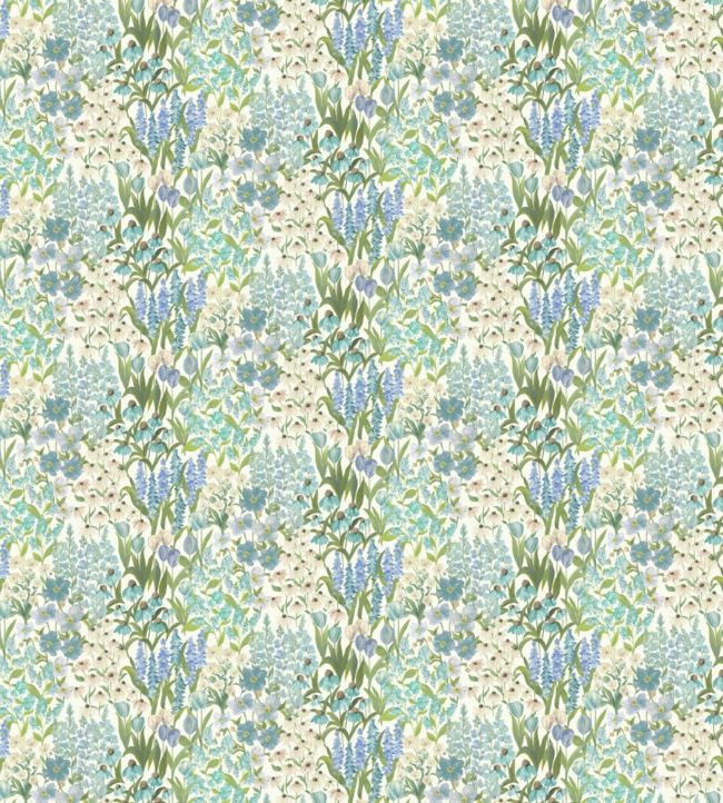 Midsummer Meadow Fabric - Teal