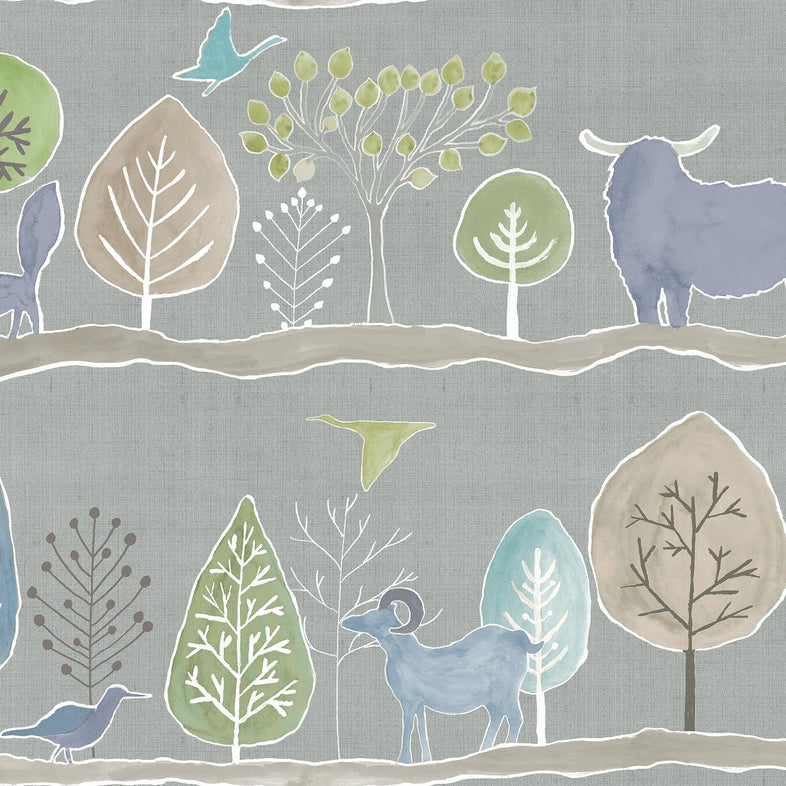 Ariundle Cornflower Fabric