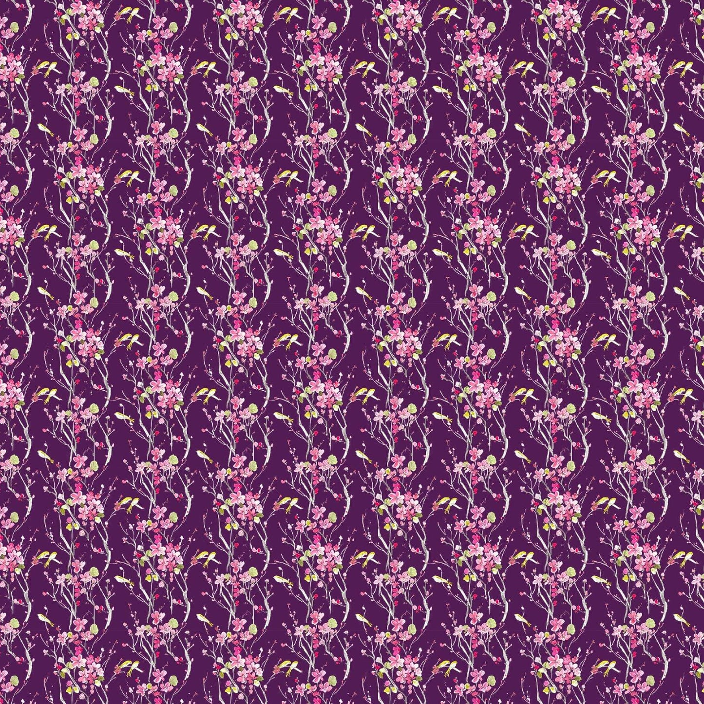 Armathwaite Blossom Plum Lomond Pima Lawn Cotton - Dress Fabric