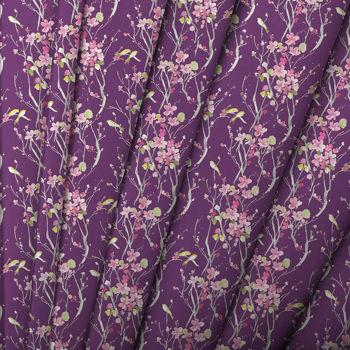 Armathwaite Blossom Plum Lomond Pima Lawn Cotton - Dress Fabric