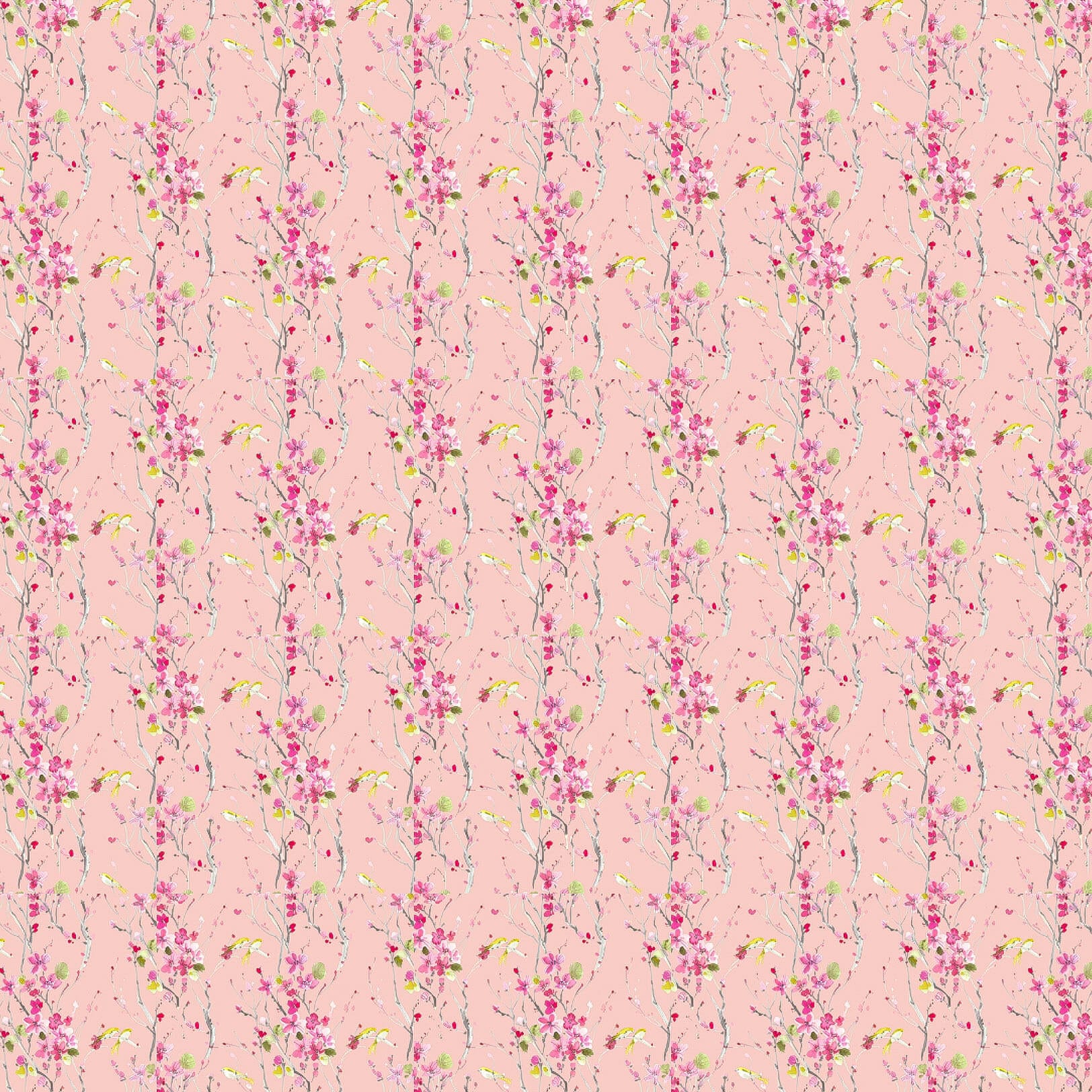 Armathwaite Blossom Primrose Lomond Pima Lawn Cotton - Dress Fabric