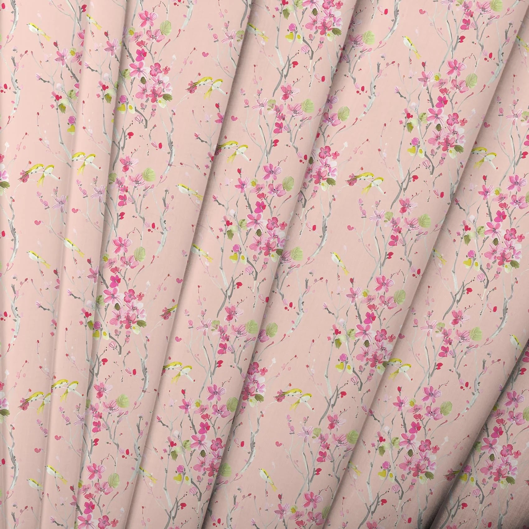 Armathwaite Blossom Primrose Lomond Pima Lawn Cotton - Dress Fabric