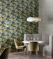 Abstract 1928 Wallpaper - Antique Olivine - ZRHW312887 - Zoffany