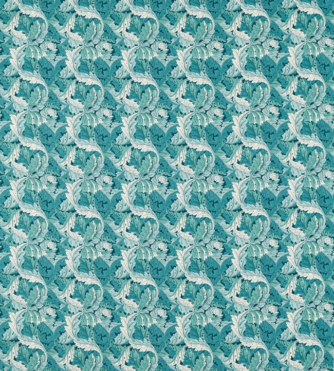 Acanthus Fabric - Teal - F1681/04 - Clarke & Clarke