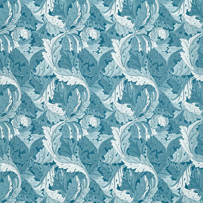 Acanthus Jacquard Fabric - Denim - F1740/01 - Clarke & Clarke