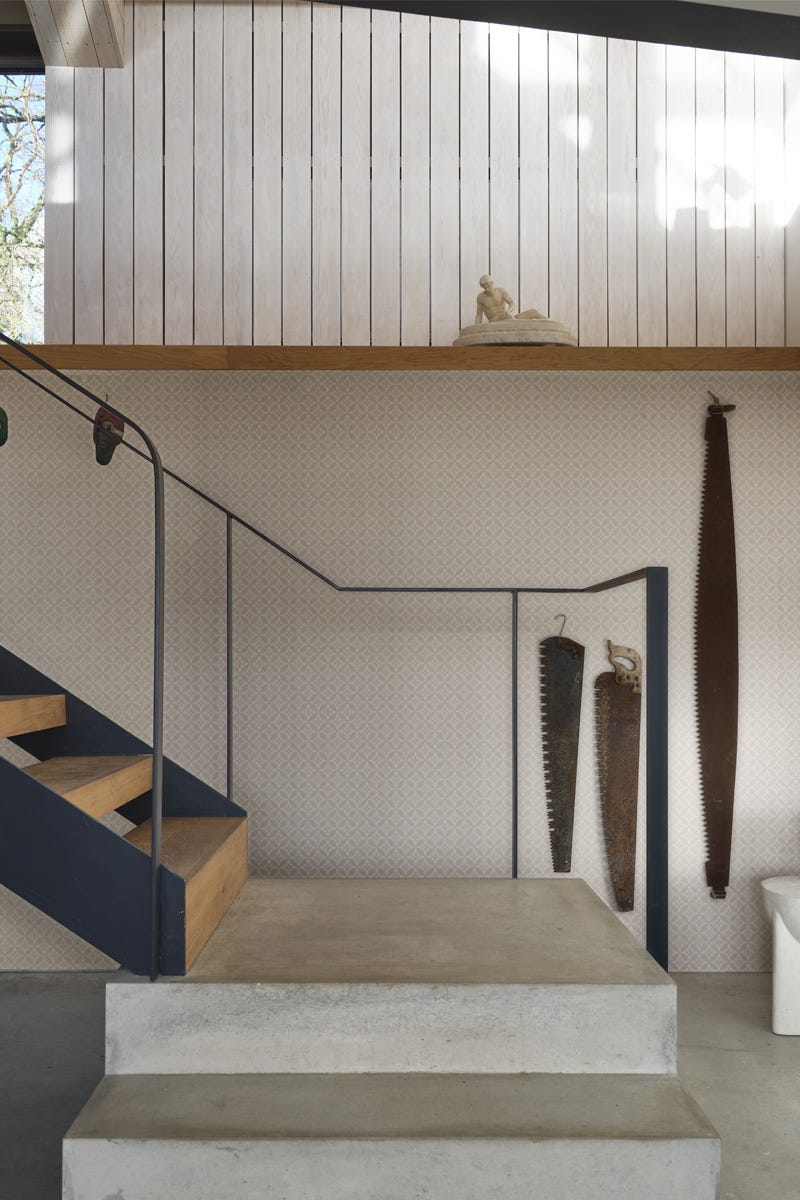 Achard Wallpaper - Blue - 6403 - Farrow & Ball