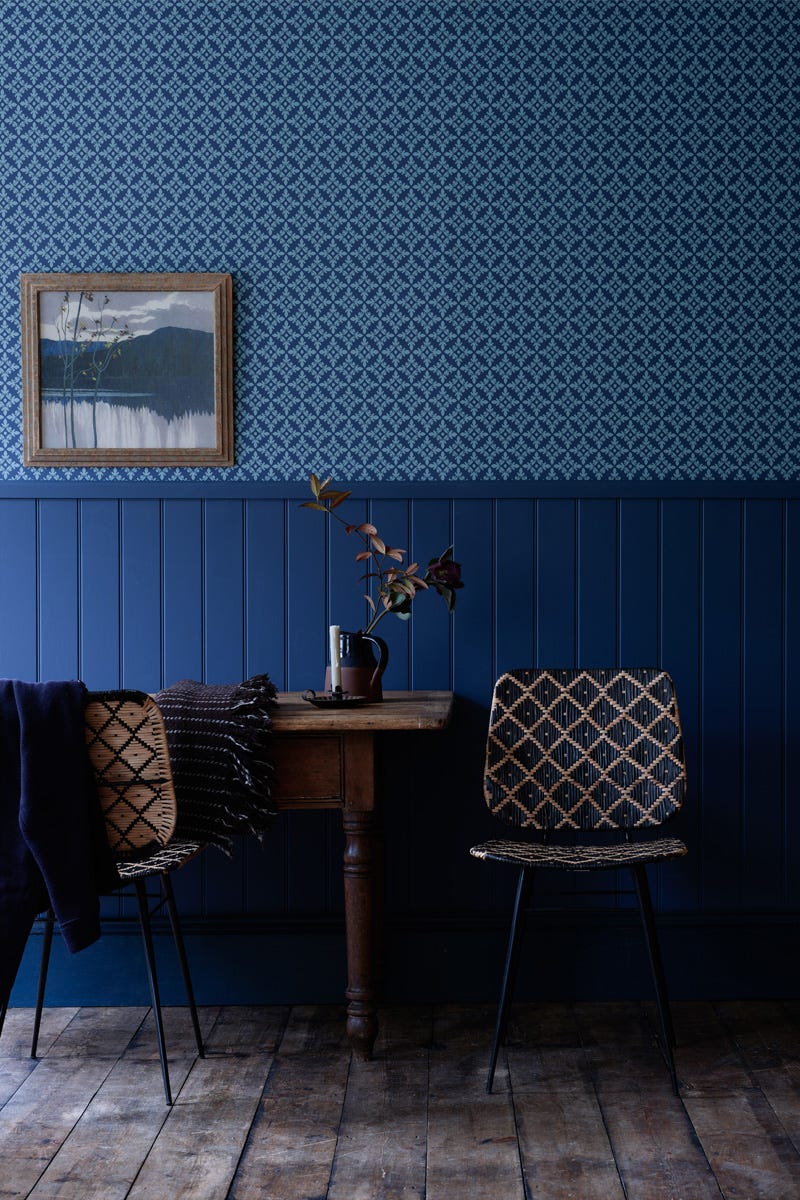 Achard Wallpaper - Stiffkey Blue - 6404 - Farrow & Ball