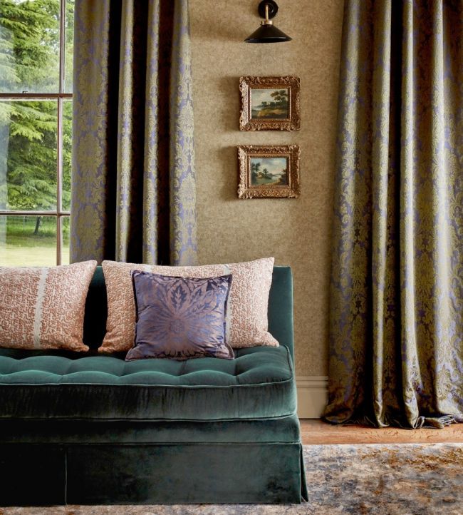 Ajanta Wallpaper - Burnished Gold - ZFOW312959 - Zoffany