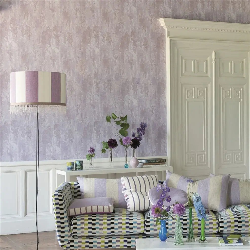 Ajanta Wallpaper - Tuberose - P555/21 - Designers Guild