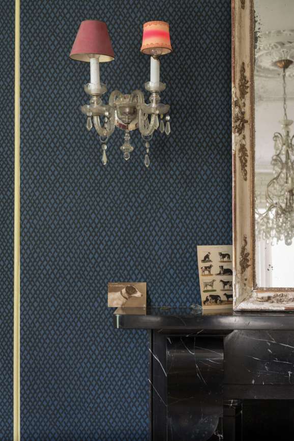 Amime Wallpaper - Chinese Blue - 4409 - Farrow & Ball