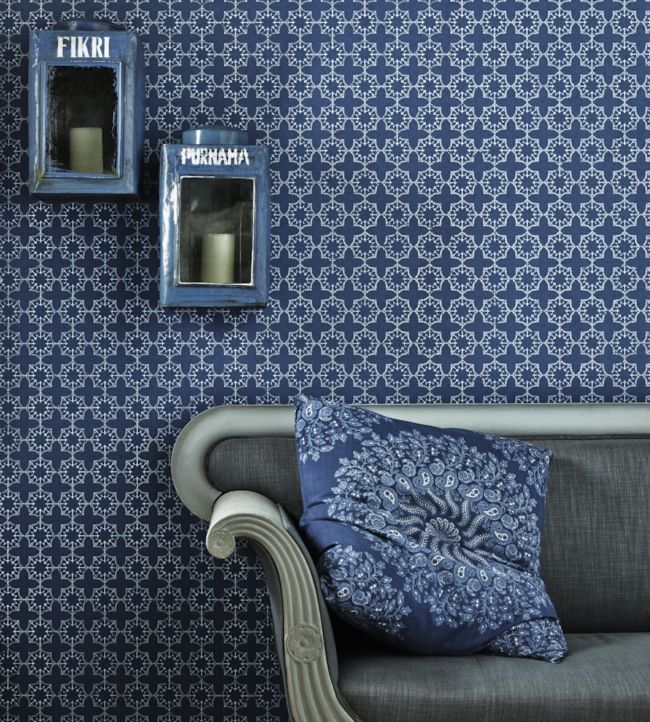 Anchor Tile Wallpaper - Marine - BG1000 - 102 - Barneby Gates