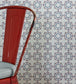 Anchor Tile Wallpaper - Red / White / Blue - BG1000 - 101 - Barneby Gates
