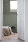 Anemone Wallpaper - Dark Green - Summer Gray
