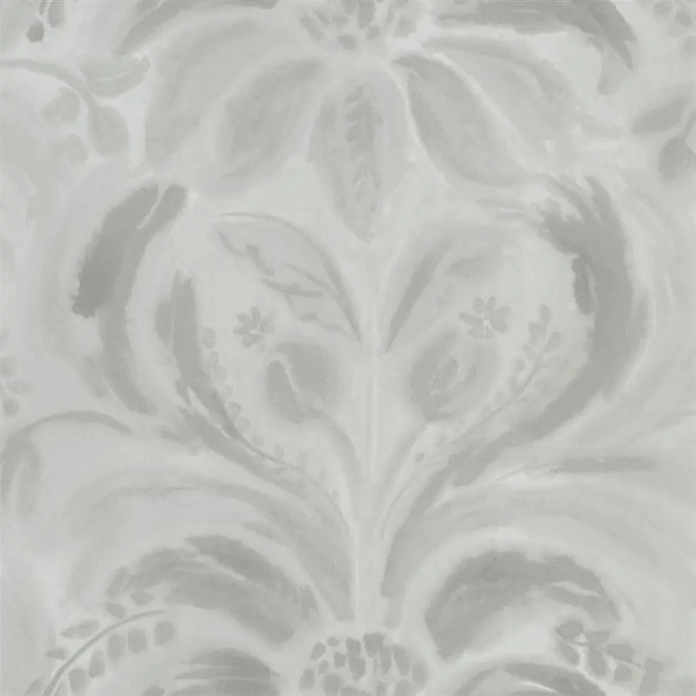 Angelique Damask Wallpaper - Stone - PDG1036/07 - Designers Guild