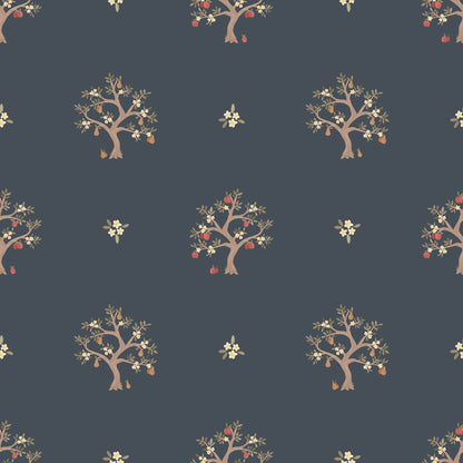 Annika Wallpaper - Night Sky - Summer Gray
