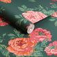 Archive Rose Wallpaper - Green - 125496 - Cath Kidston