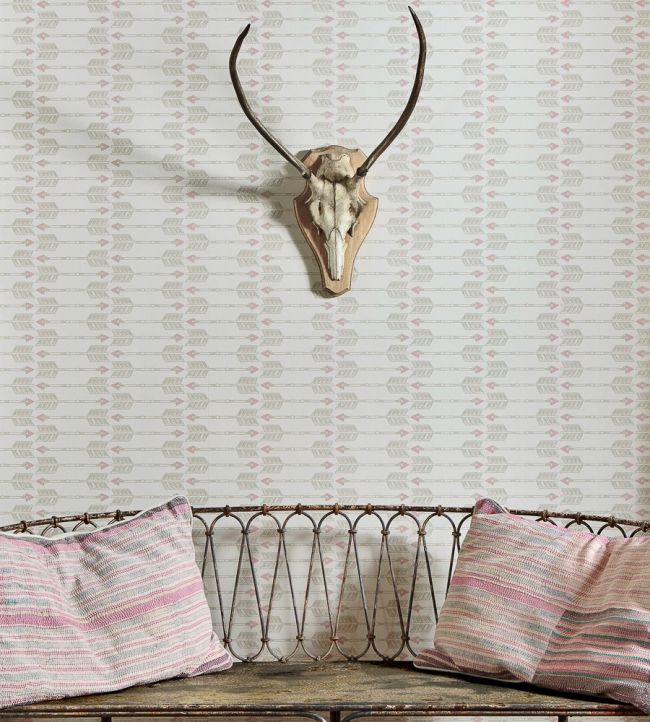 Arrows Wallpaper - Blush - BG1600102 - Barneby Gates