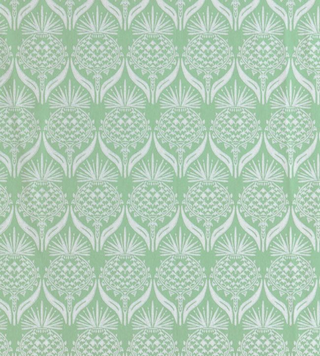 Artichoke Thistle Wallpaper - Spring Green - BG1900202 - Barneby Gates