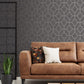 Asscher Geo Wallpaper - Gray - Boutique Luxury