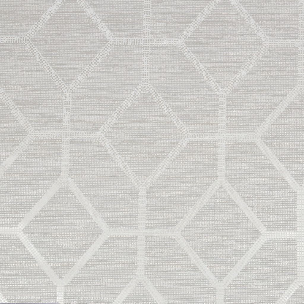 Asscher Geo Wallpaper - Pearl - Boutique Luxury