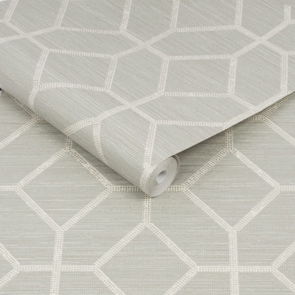 Asscher Geo Wallpaper - Sage - Boutique Luxury