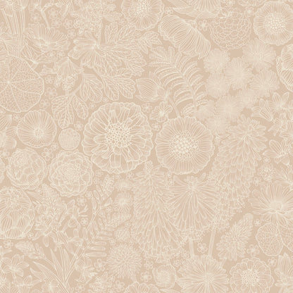 August Wallpaper - Pink - Summer Gray
