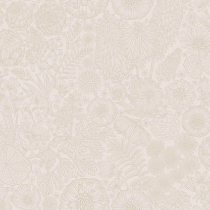 August Wallpaper - Sand - Summer Gray
