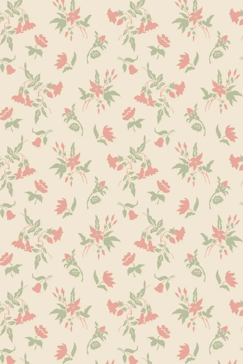 Auguste Wallpaper - Blooth Pink - 6503
