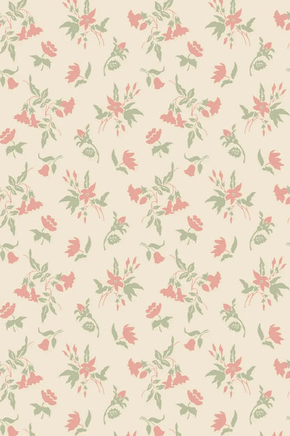Auguste Wallpaper - Blooth Pink - 6503