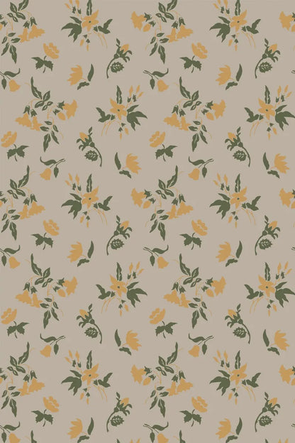 Auguste Wallpaper - India Yellow - 6504