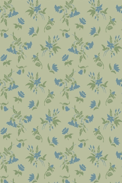 Auguste Wallpaper - Yeabridge Green - 6505 - Farrow & Ball