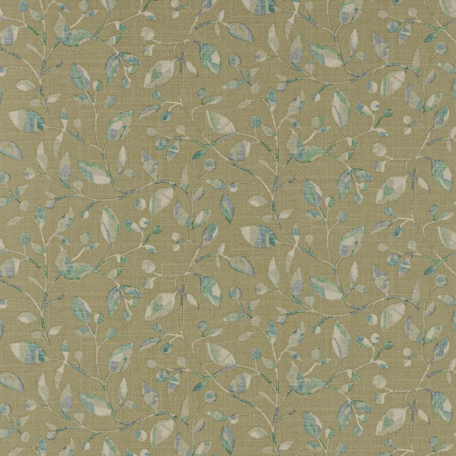 Azzura Wallpaper - Sand/Blue - J8015-05 - Jane Churchill