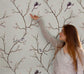 Blossom Wallpaper - Eau De Nil - Petronella Hall