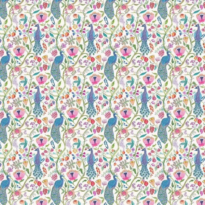 Barabadur Summer Ecru Fabric