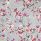 Belsay Peony Silver Fabric
