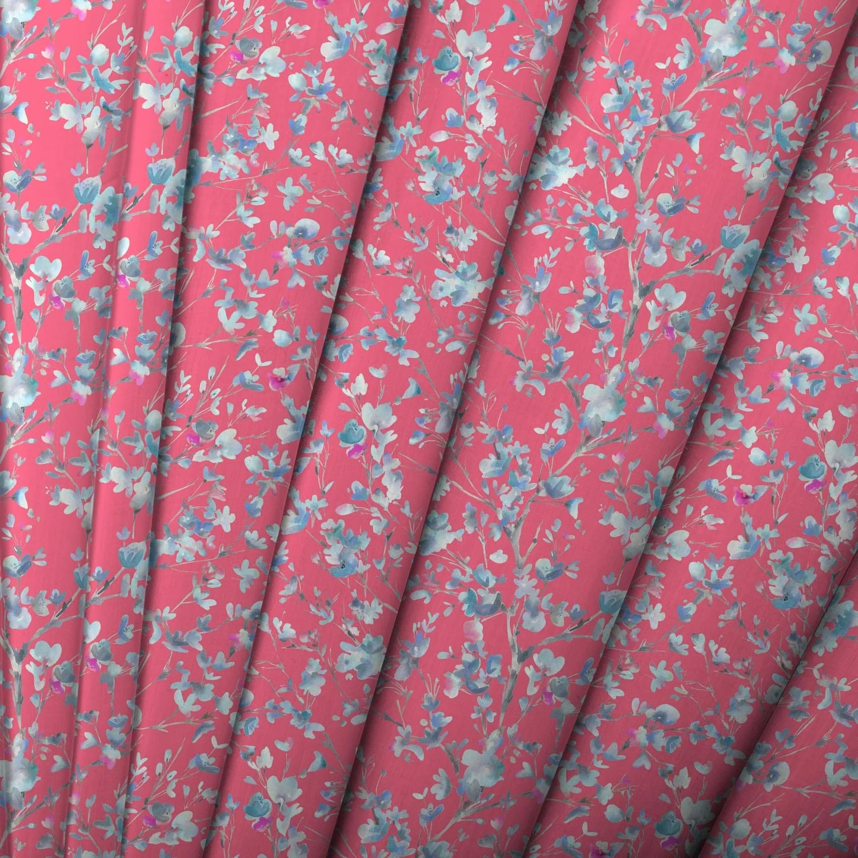 Belsay Heather Cerise Lomond Pima Lawn Cotton - Dress Fabric