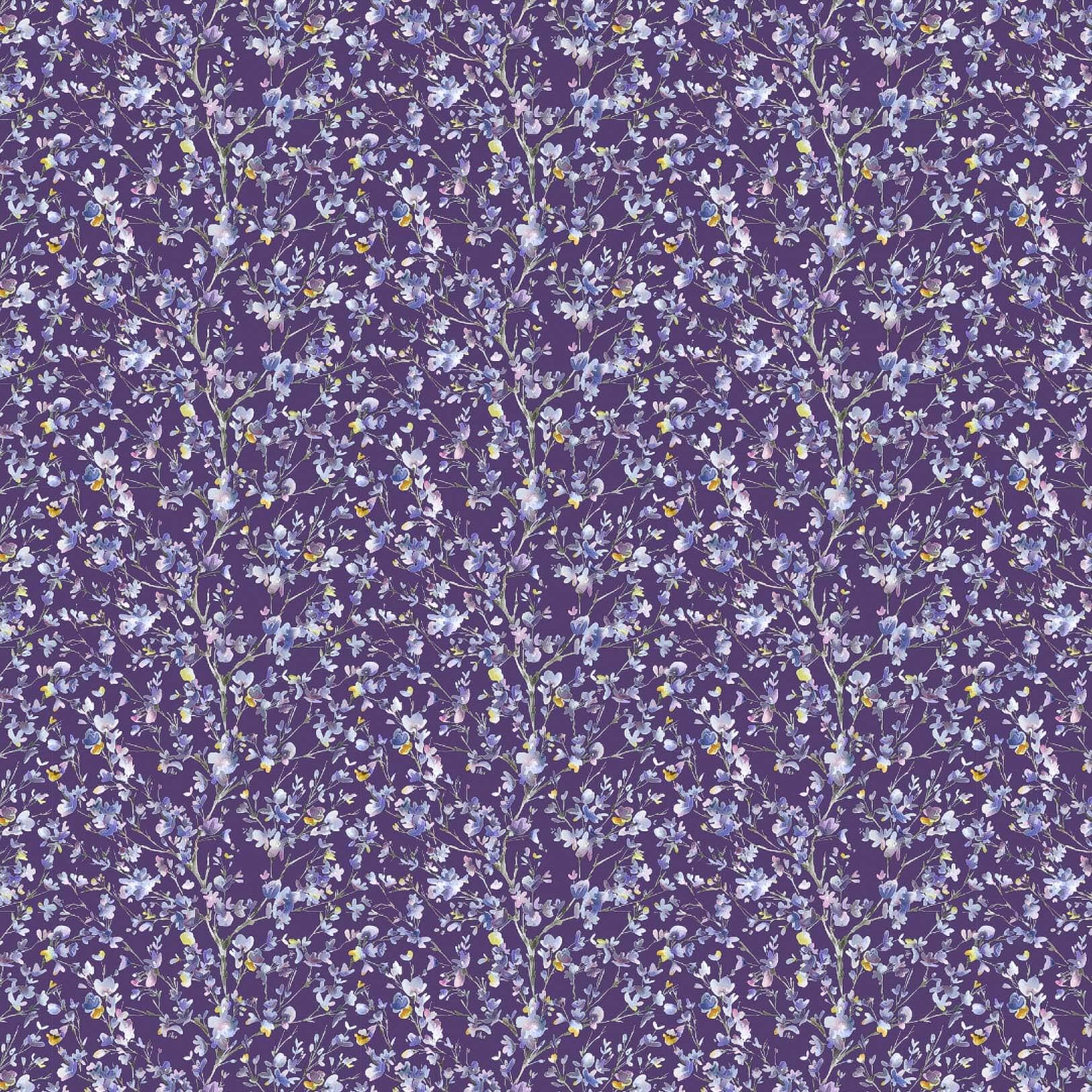 Belsay Heather Iris Lomond Pima Lawn Cotton - Dress Fabric