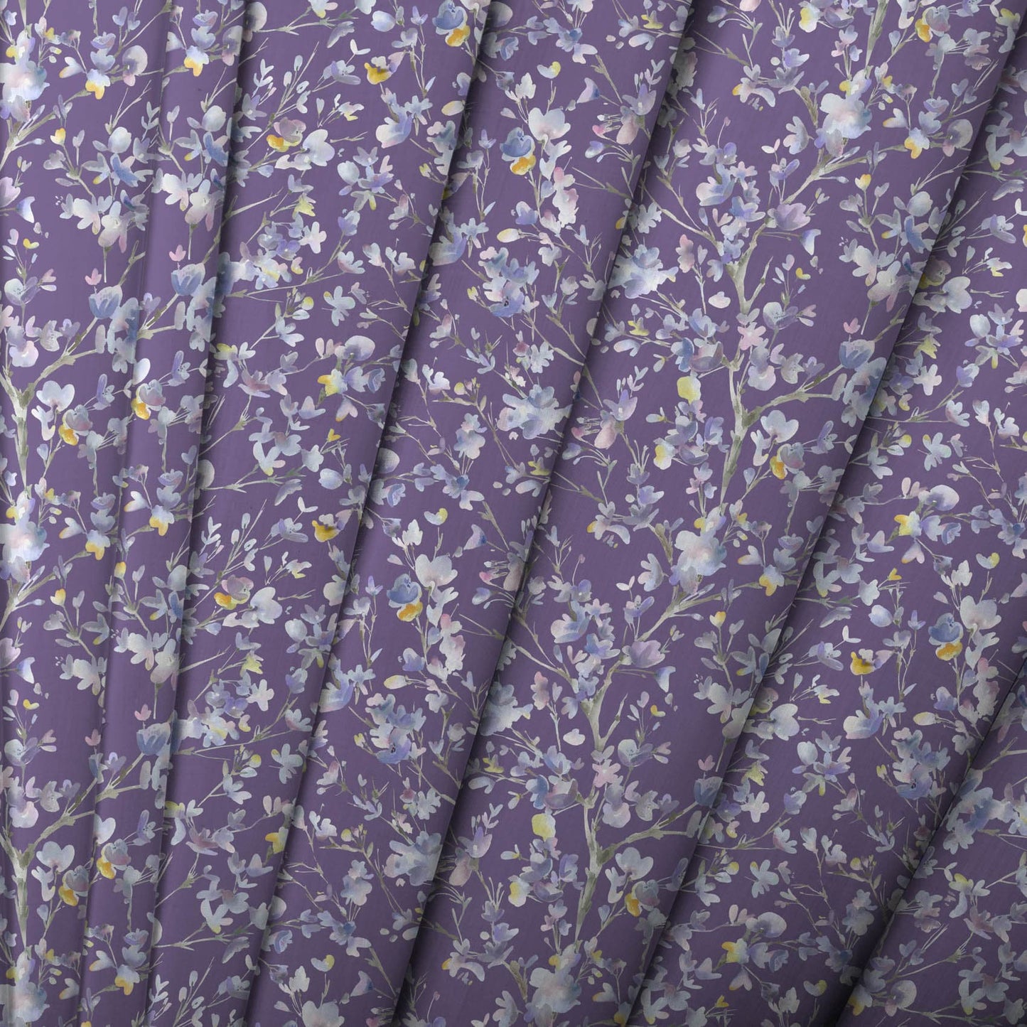 Belsay Heather Iris Lomond Pima Lawn Cotton - Dress Fabric